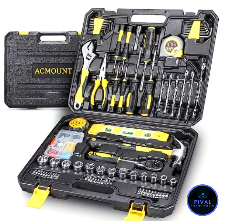 Acmount 140-Piece Tool Kit / Kit herramientas Acmount 140 piezas