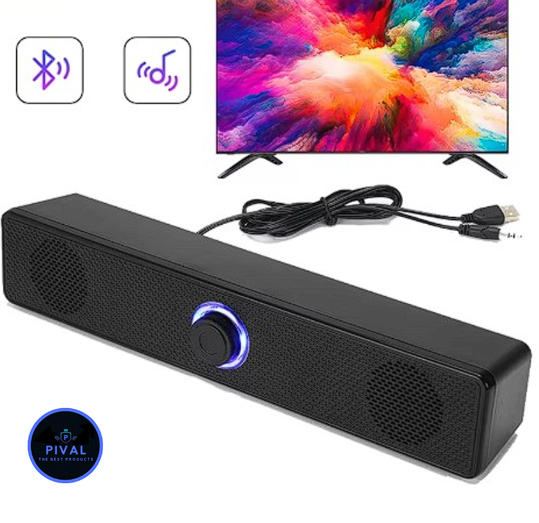 Soundbar Wired and Wireless Bluetooth Speaker